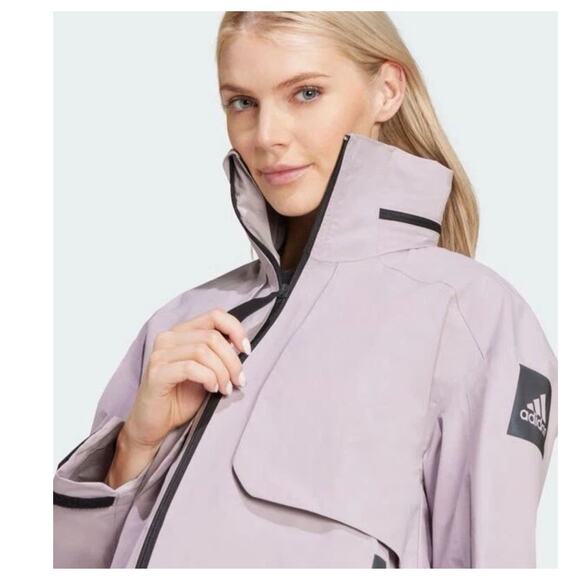 Adidas MYSHELTER RAIN.RDY Waterproof Parka Size US/XL - Picture 4 of 16